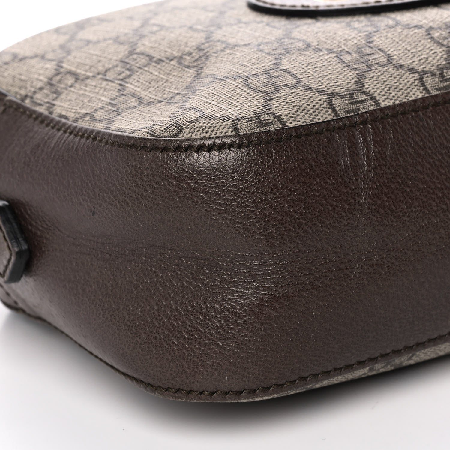 Gucci GG Supreme Monogram Web Neo Vintage Shoulder Bag Beige New Acero Crop 10 of 17