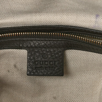 Gucci Calfskin Vintage Web Medium Boston Dark Brown 6 of 13