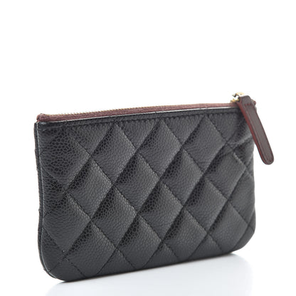 Chanel Caviar Quilted Small Cosmetic Case Black 3 of 7