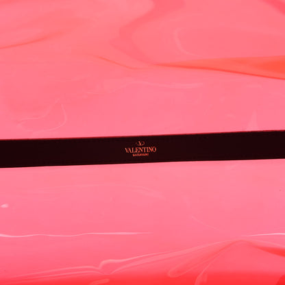Valentino Garavani Plexy VLTN Large Shopping Bag Red 8 of 9