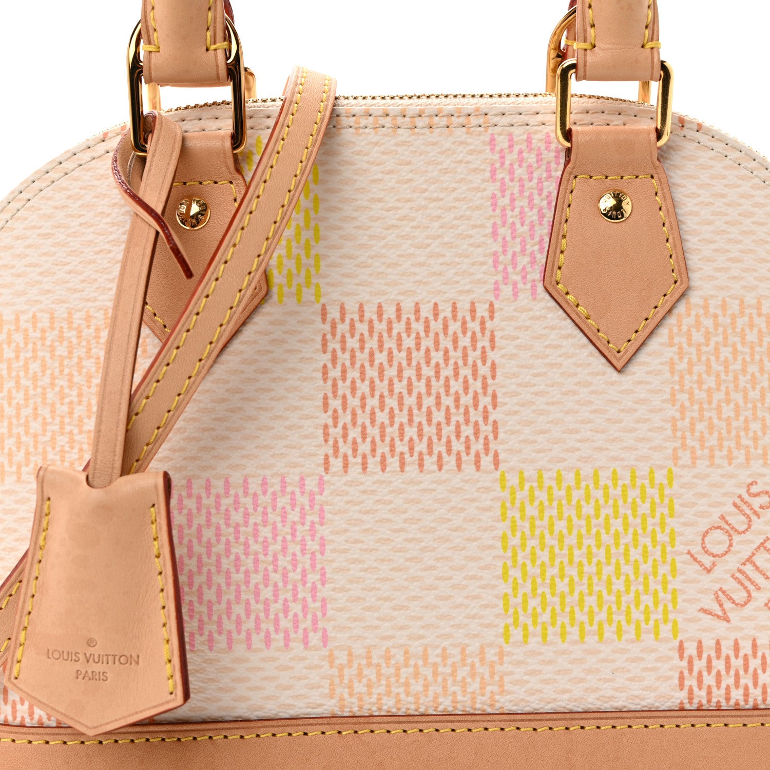 Louis Vuitton Damierlicious Alma BB Rose Peach 7 of 11
