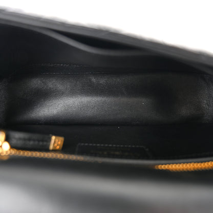 Christian Dior Calfskin Cannage Small Caro Bag Black 5 of 10