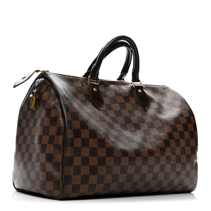 Louis Vuitton Damier Ebene Speedy 35 3 of 14