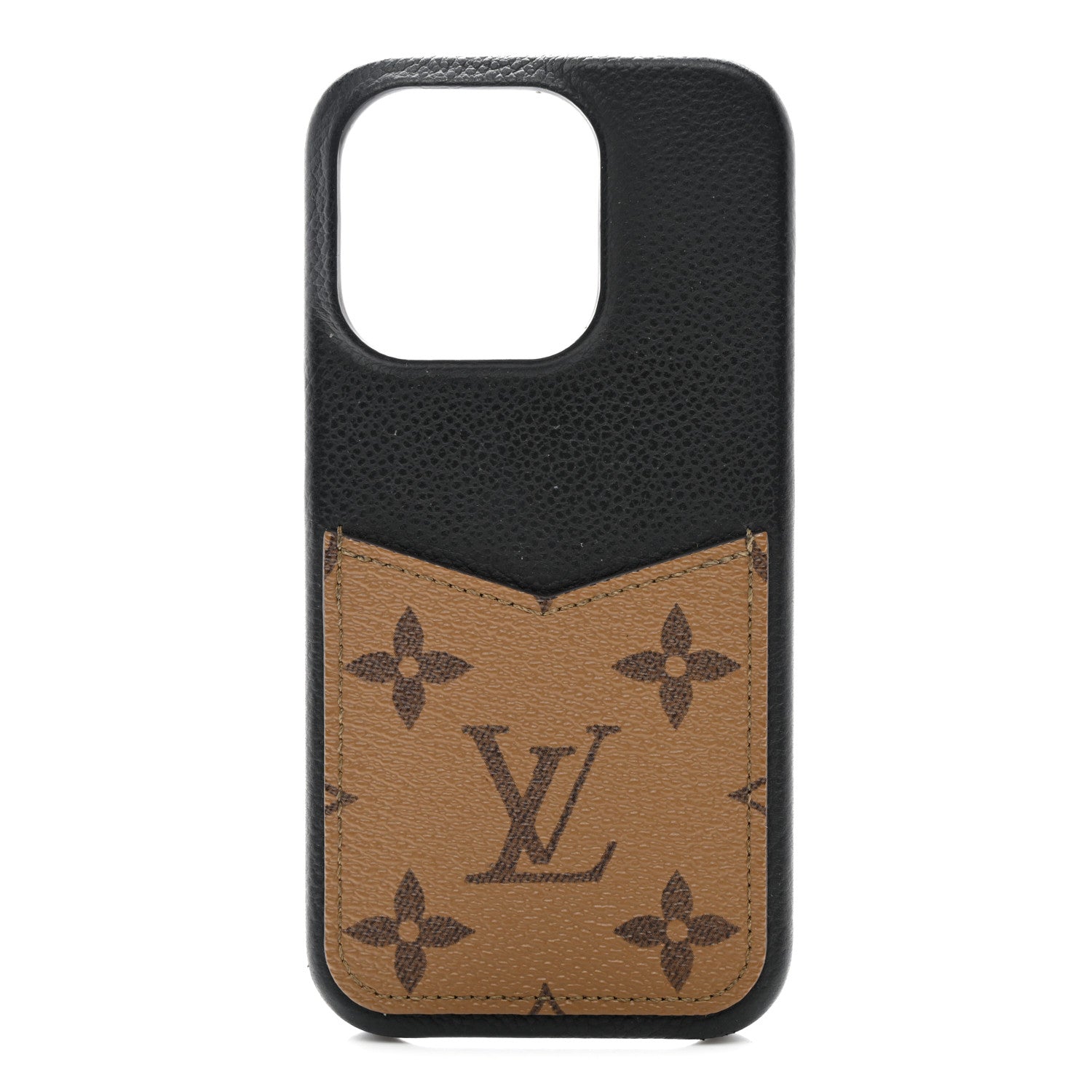 Louis Vuitton Reverse Monogram Pallas iPhone 14 Pro Bumper Black 1 of 8