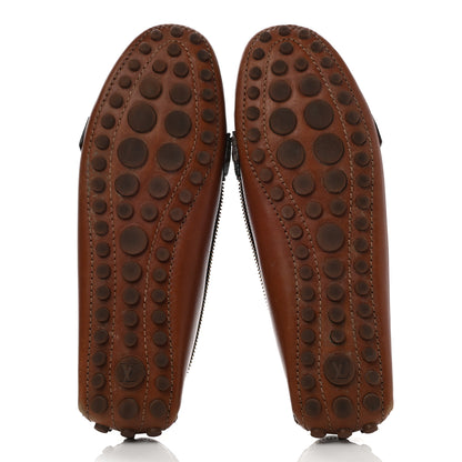 Louis Vuitton Calfskin Zipper Oxford Loafers 37 Cognac 5 of 8
