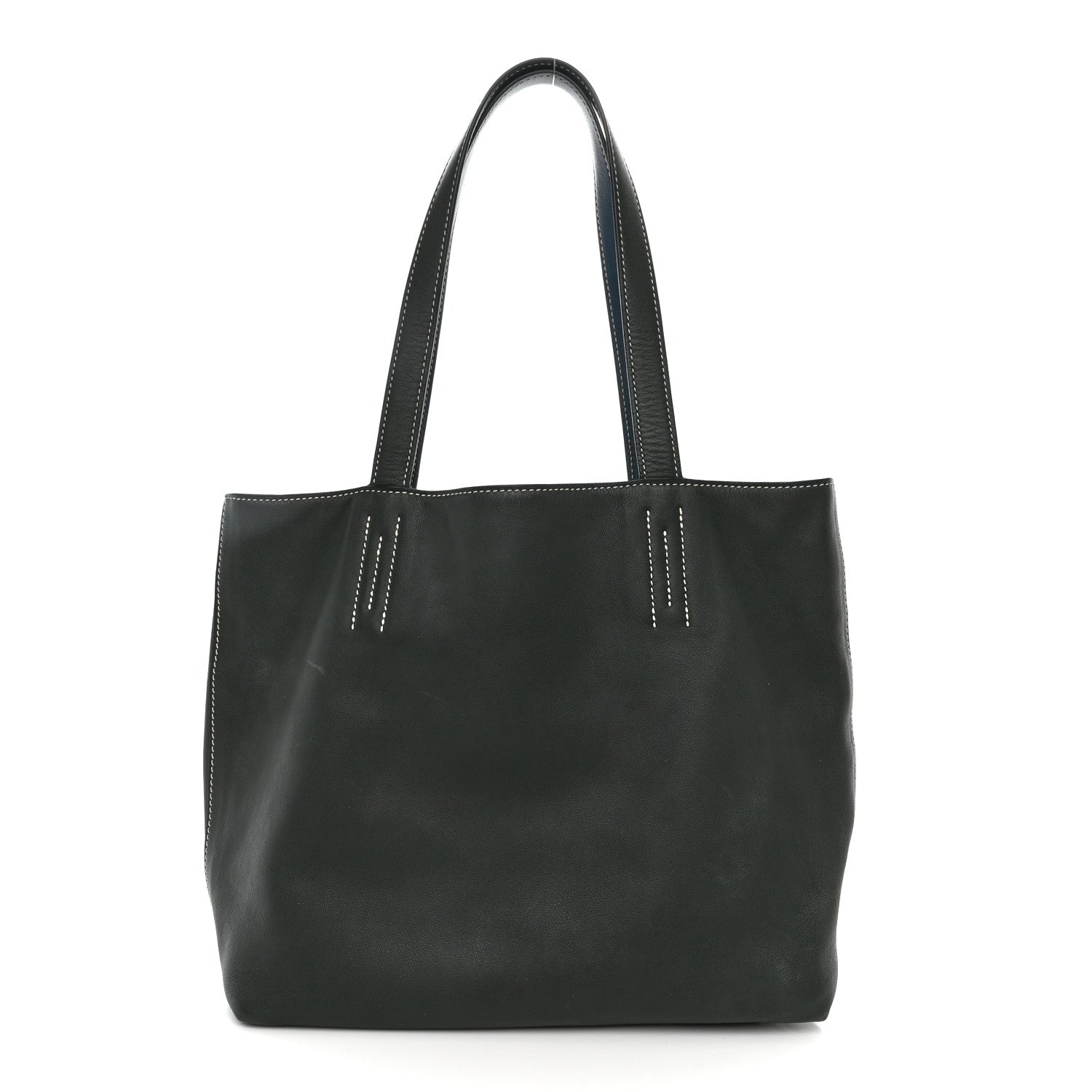 Hermes Sikkim Double Sens 30 Reversible Tote Indigo Colvert 3 of 11