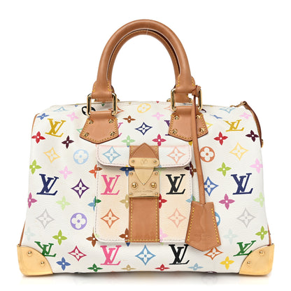 Louis Vuitton Monogram Multicolor Speedy 30 White 1 of 14