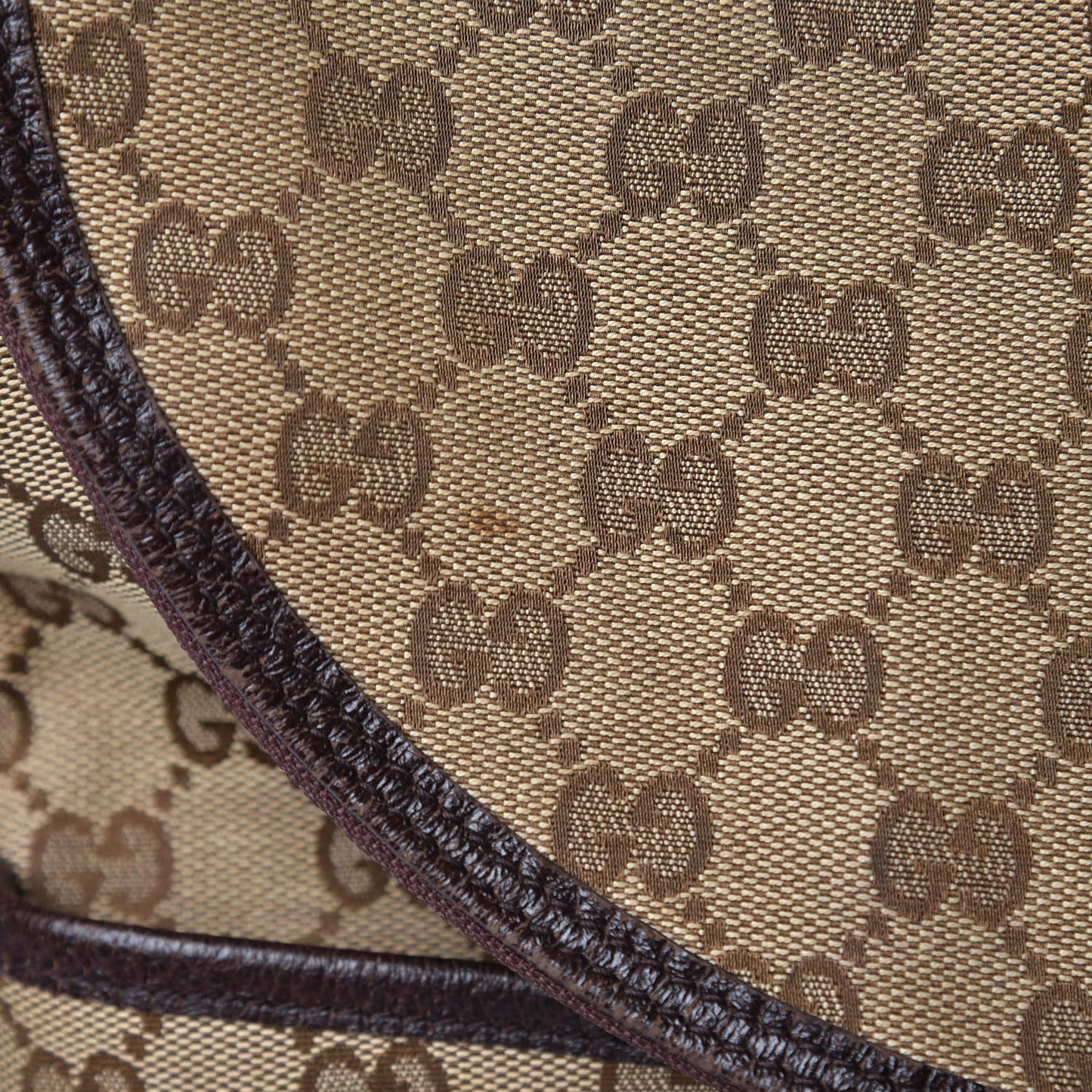 Monogram Natural Pigskin Large Diaper Bag Beige Ebony Cocoa Dark Chocolate