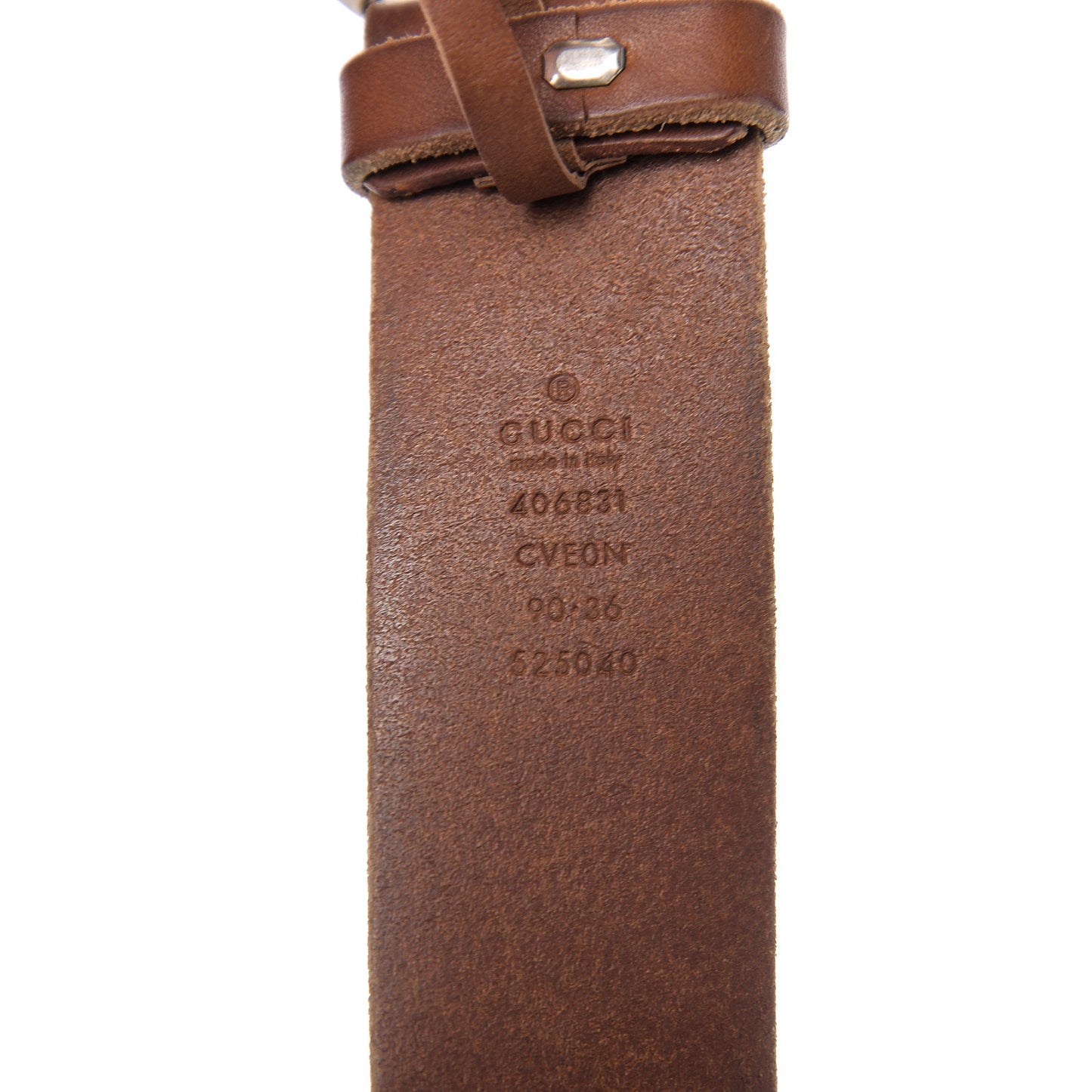 Cuoio Toscano Nickel Double Double G 40mm Belt 90 36 Cuir