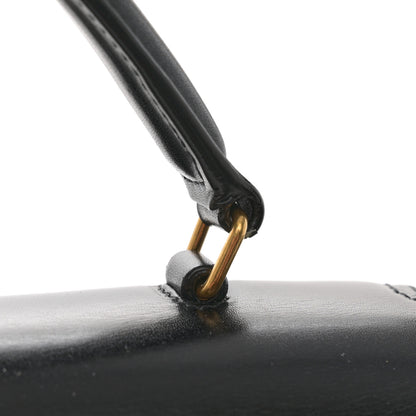 Saint Laurent Smooth Calfskin Medium Classic Monogram Cassandra Top Handle Black Rouge Legion 13 of 13