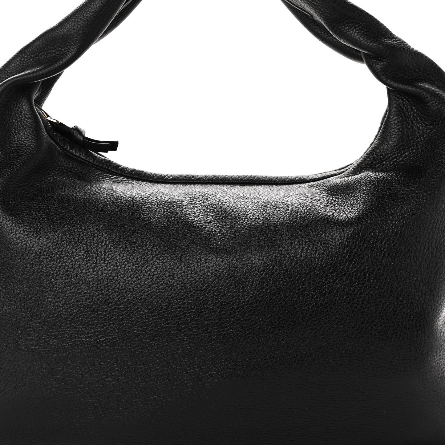 Cervo Braided Small Veneta Hobo Black