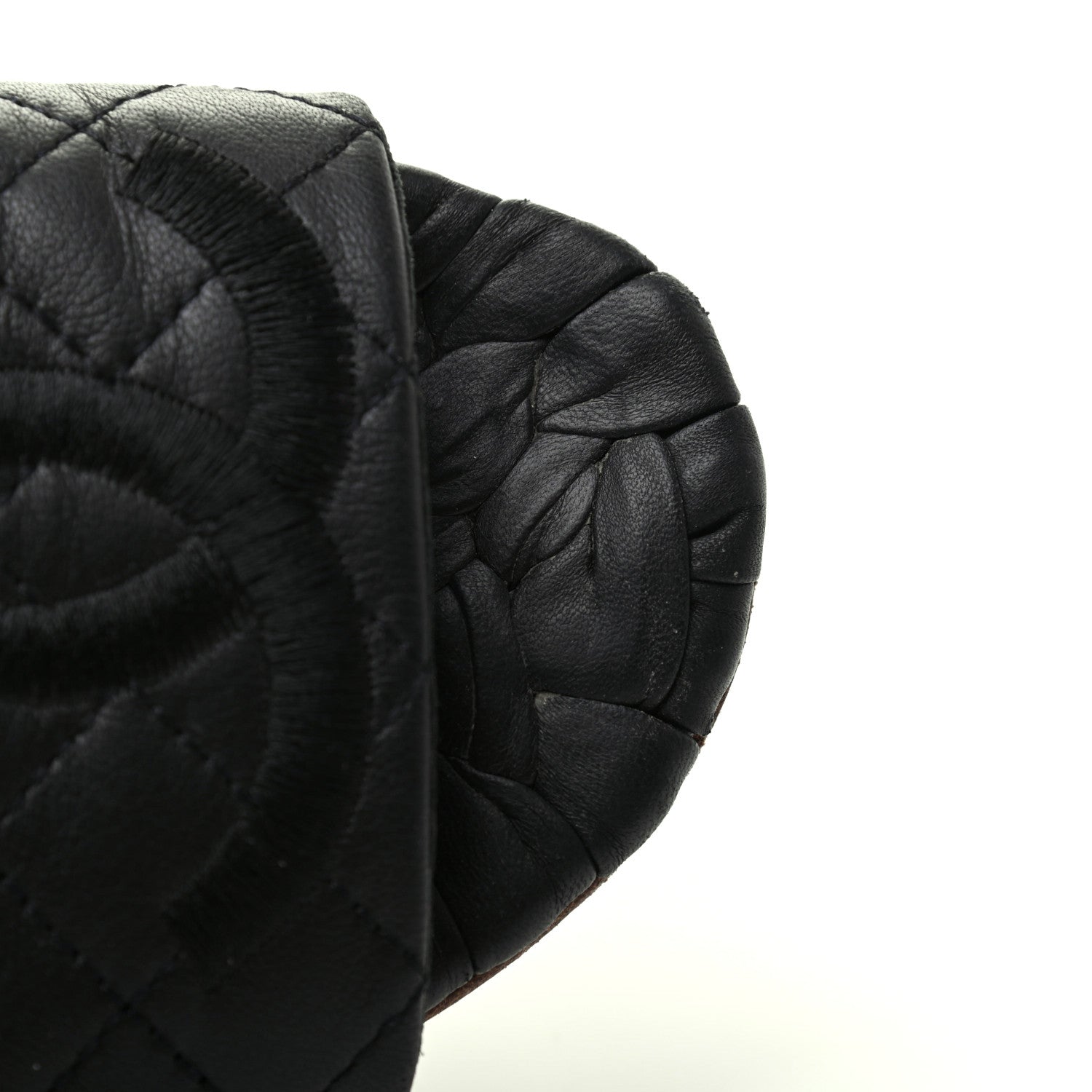 Chanel Lambskin Quilted Embroidered CC Mules Sandals 36 Black 10 of 15