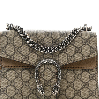 Gucci GG Supreme Monogram Mini Dionysus Shoulder Bag Taupe 8 of 11
