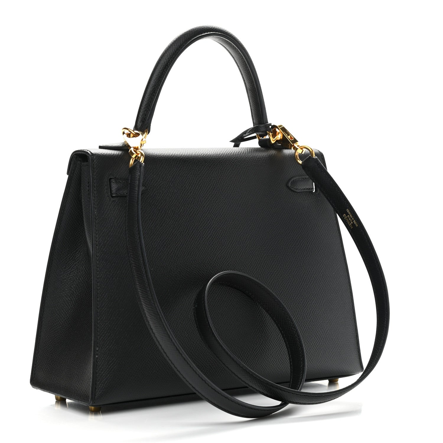 Hermes Epsom Kelly Sellier 25 Black 3 of 11