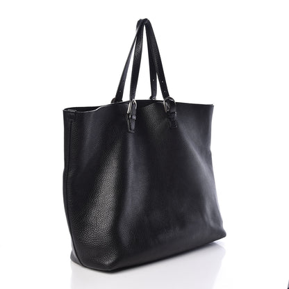 Gucci Pebbled Calfskin Large Tote Black 3 of 11