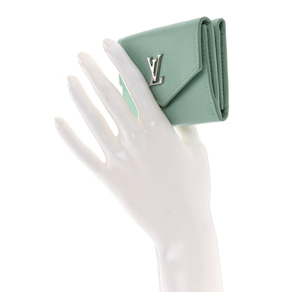 Louis Vuitton Calfskin Lockmini Wallet Menthe 2 of 9