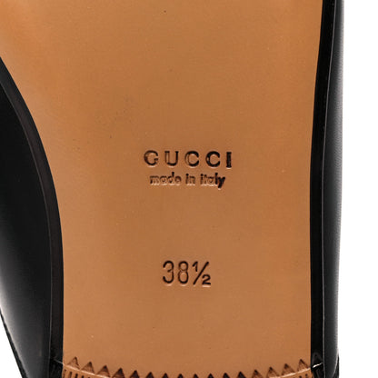 Gucci Calfskin Womens Princetown Slippers 38.5 Black 6 of 9