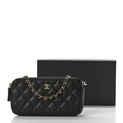 Chanel Caviar Quilted Small Clutch With Chain Black 10 of 10