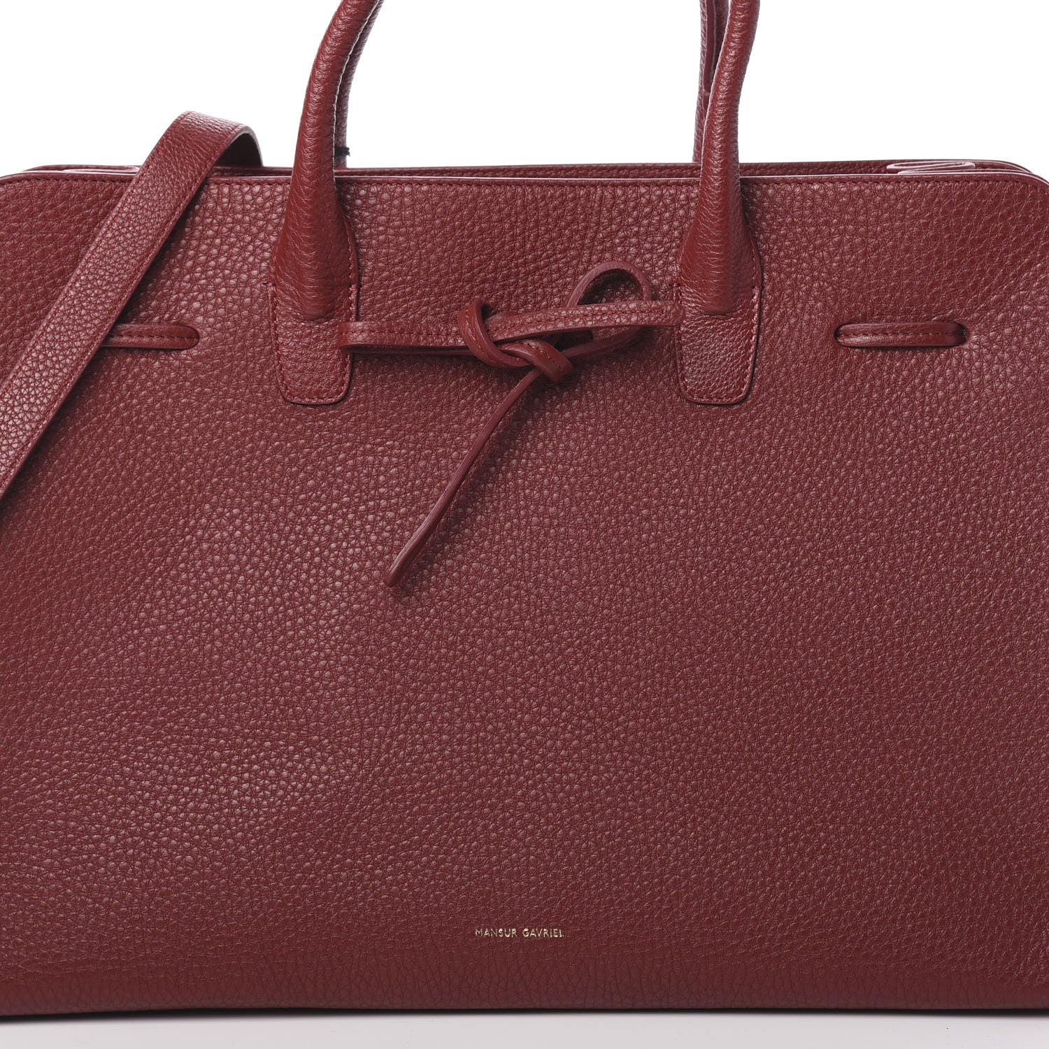 Mansur Gavriel Tumbled Calfskin Large Sun Bag Rococo 10 of 12