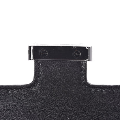 Hermes Shiny Alligator Constance Wallet Black 7 of 14