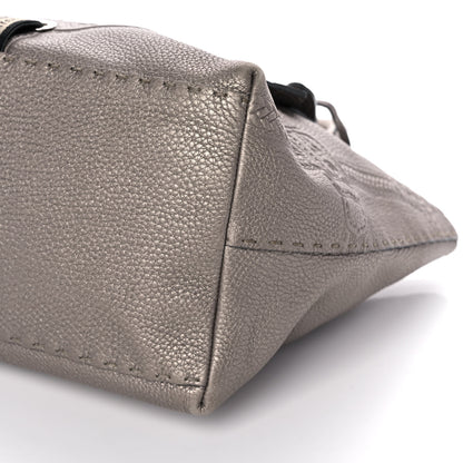 Fendi Cuoio Romano Selleria Small Villa Borghese Tote Peltro 10 of 10