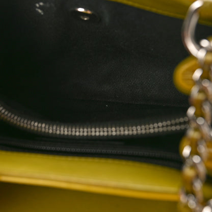 Chanel Patent Quilted Coco Shine Small Accordion Flap Yellow 5 of 10