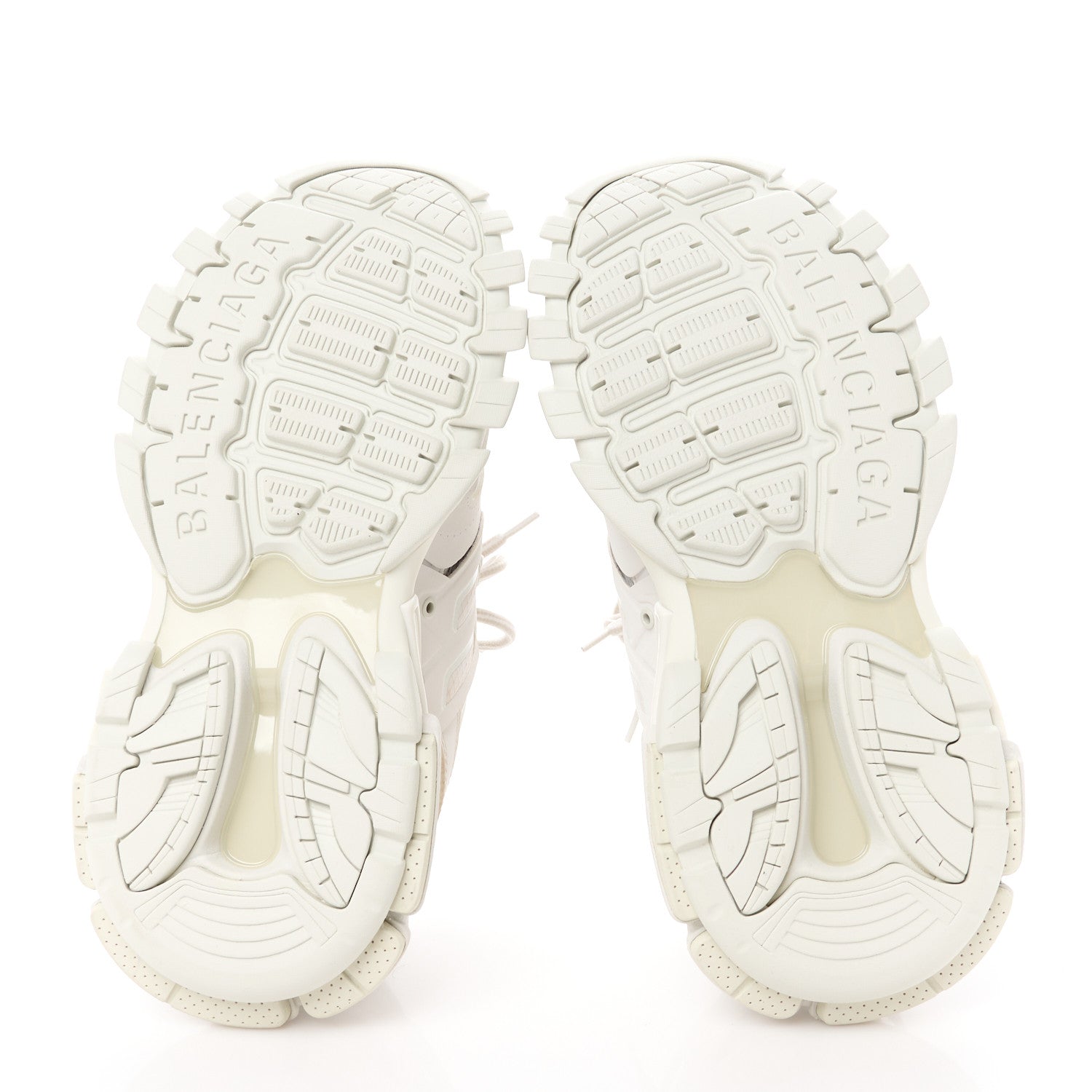 Balenciaga Rubber Mesh Fabric Monocolor Recycled Sole Womens Track Sneakers 38 White 5 of 9