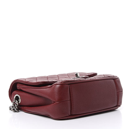 Chanel Caviar Quilted Small Rock In Rome Flap Burgundy 4 of 10