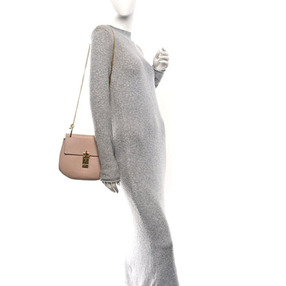 Chloe Grained Lambskin Drew Shoulder Bag Cement Pink 2 of 15