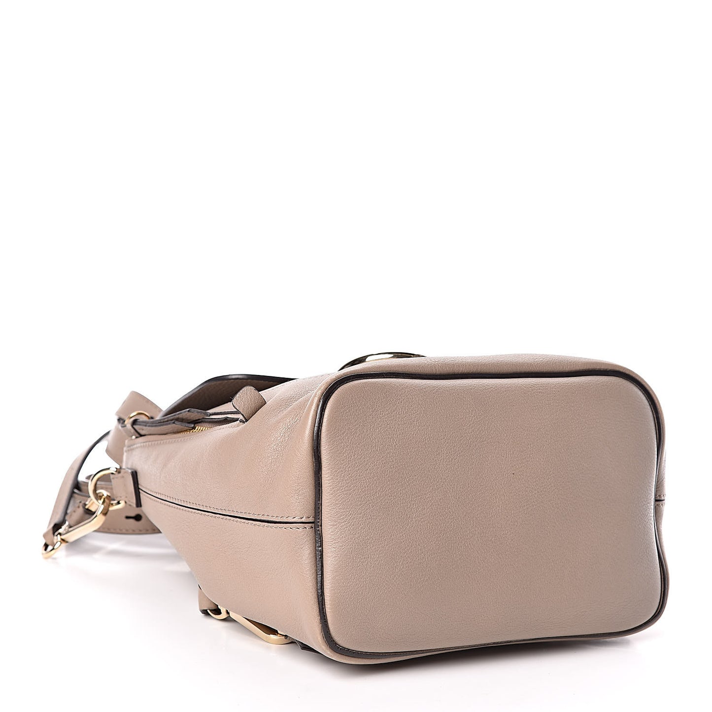 Suede Calfskin Medium Faye Backpack Motty Grey