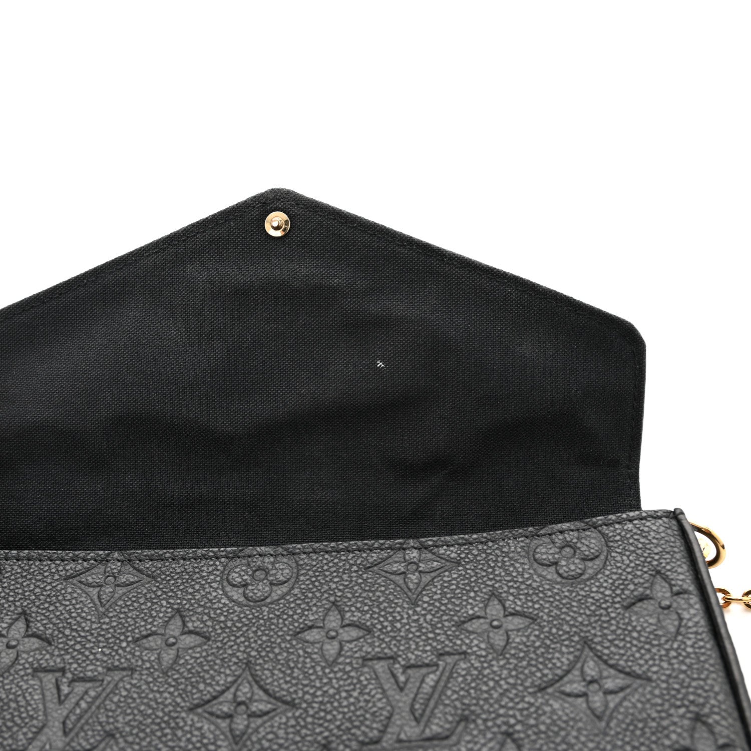Louis Vuitton Empreinte Pochette Felicie Chain Wallet Black 11 of 14