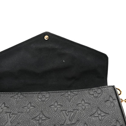 Louis Vuitton Empreinte Pochette Felicie Chain Wallet Black 11 of 14
