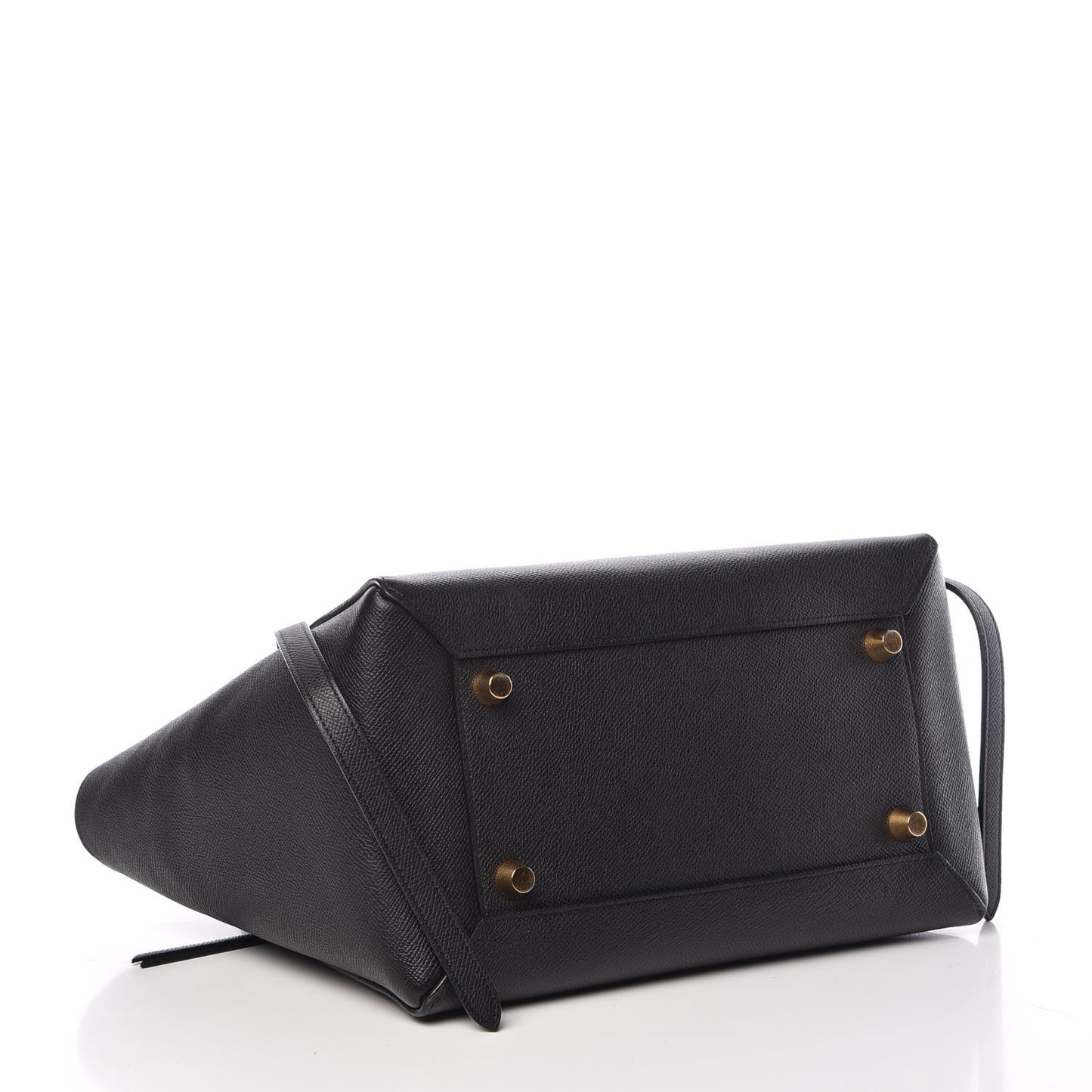 Grained Calfskin Small Belt Bag Black