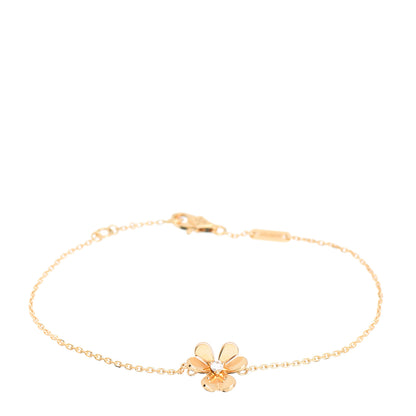 Van Cleef & Arpels 18K Yellow Gold Diamond Mini Frivole Bracelet 1 of 5