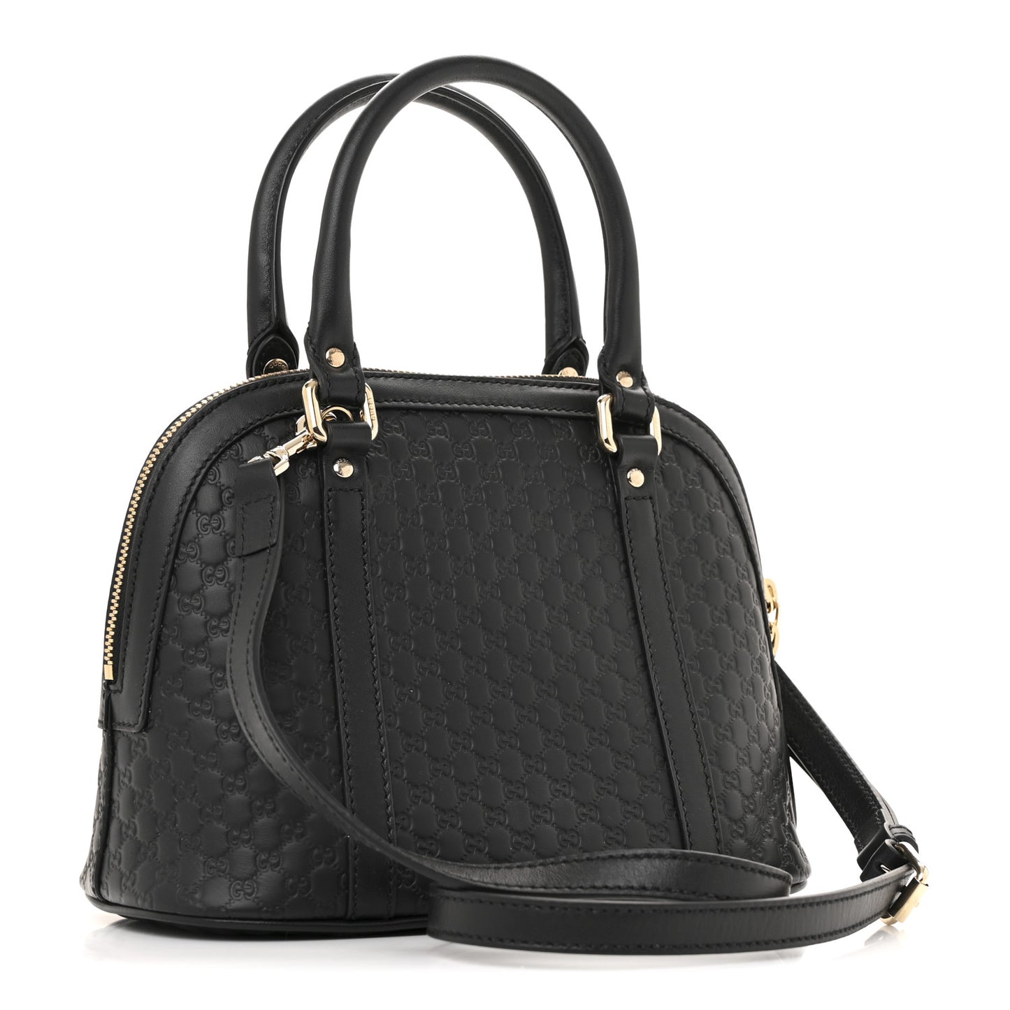 Microguccissima Mini Dome Bag Black