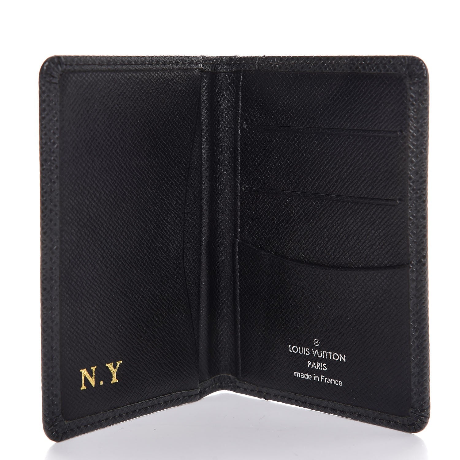 Louis Vuitton Taiga Pocket Organizer NM Black 5 of 9