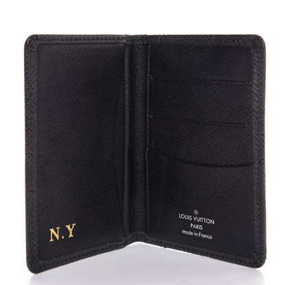 Louis Vuitton Taiga Pocket Organizer NM Black 5 of 9