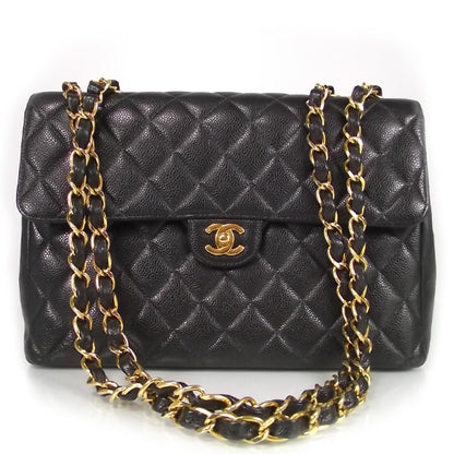 Chanel Caviar Jumbo Flap Black 1 of 9