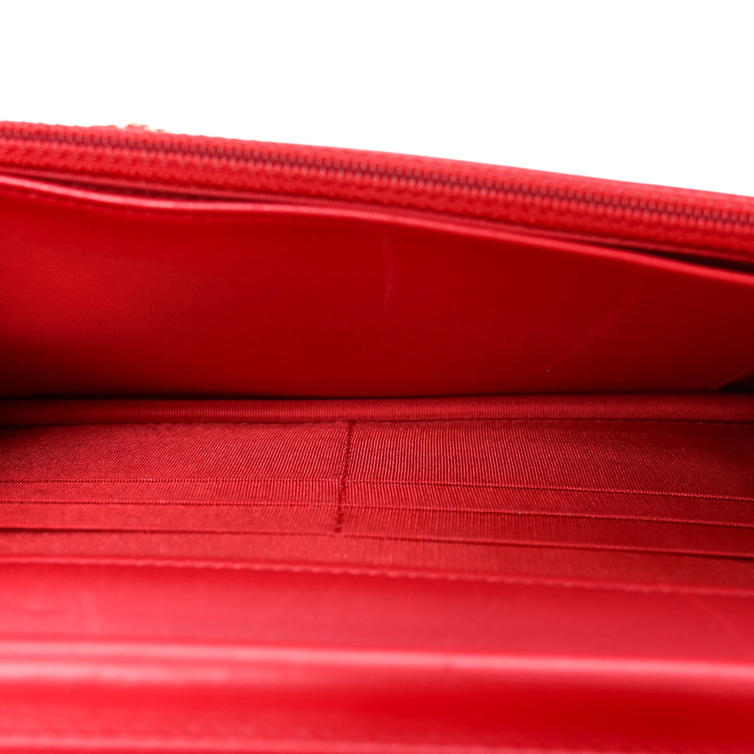 Chanel Lambskin Quilted Boy Wallet On Chain WOC Red 5 of 11