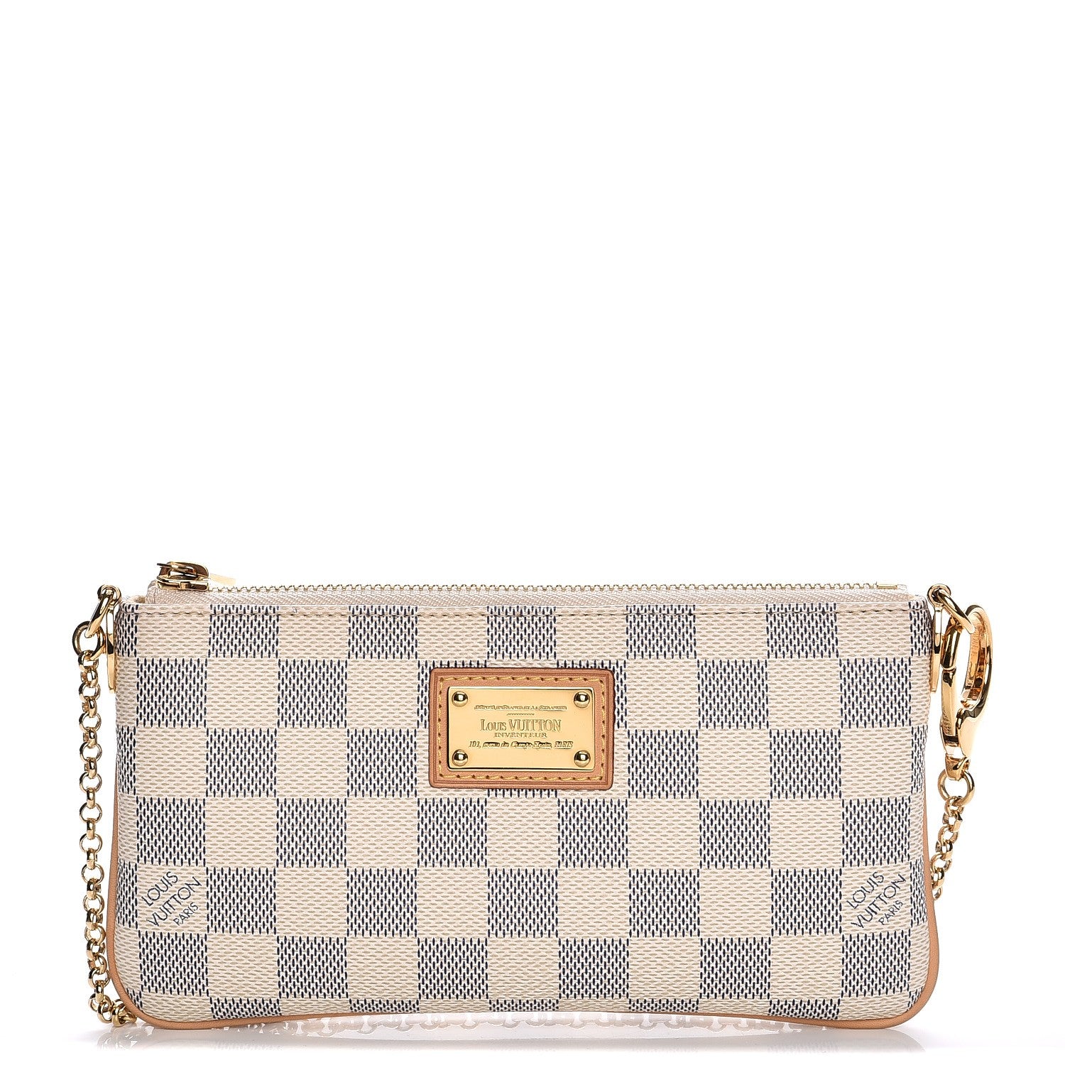 Louis Vuitton Damier Azur Pochette Milla MM 1 of 7