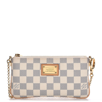 Louis Vuitton Damier Azur Pochette Milla MM 1 of 7