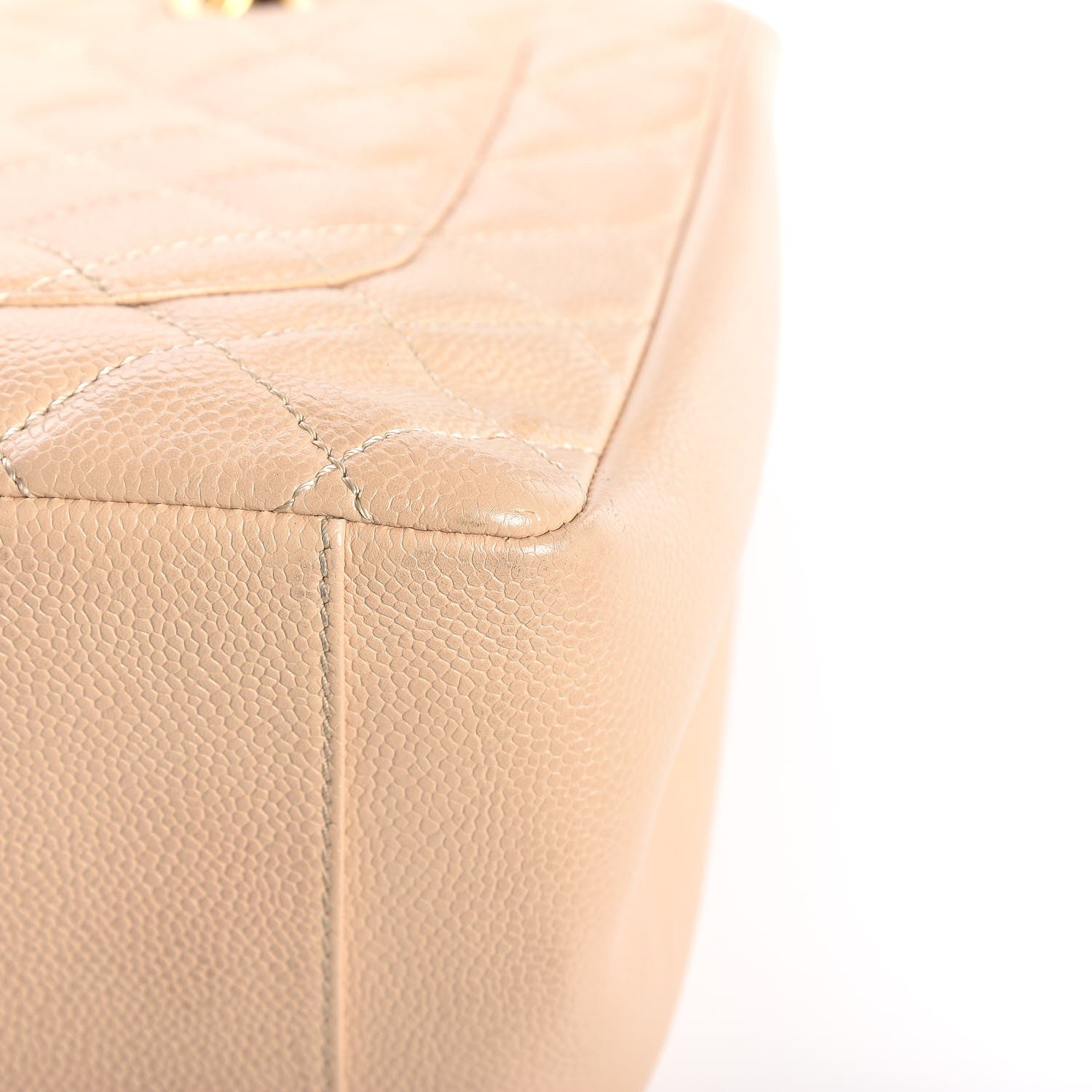 Chanel Caviar Quilted Grand Shopping Tote GST Beige Clair 14 of 14