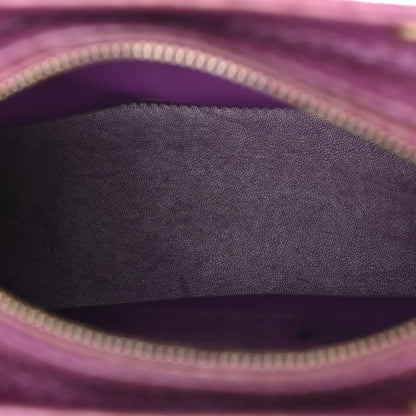 Christian Dior Snakeskin Medium Lady Dior Purple 5 of 15