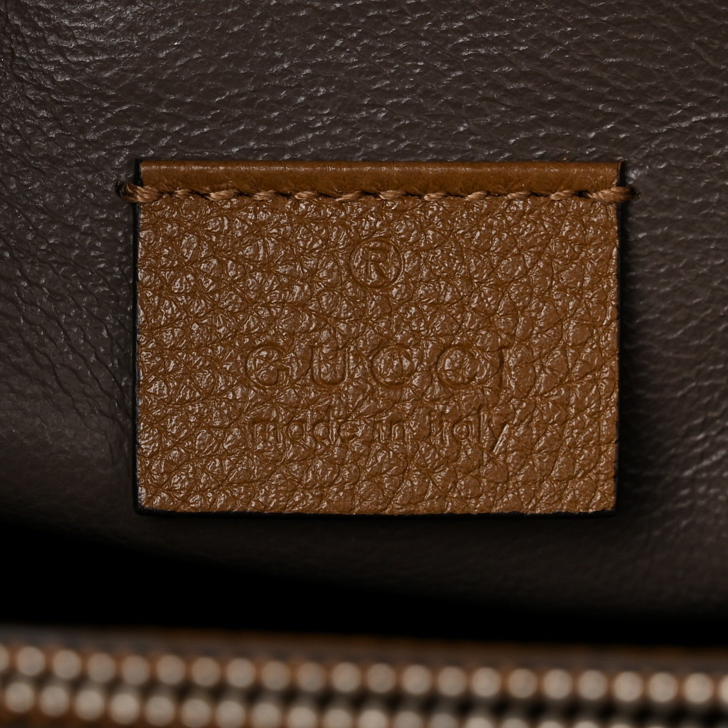 Gucci Grainy Calfskin Medium Zumi Top Handle Bag Friky Taupe 6 of 10