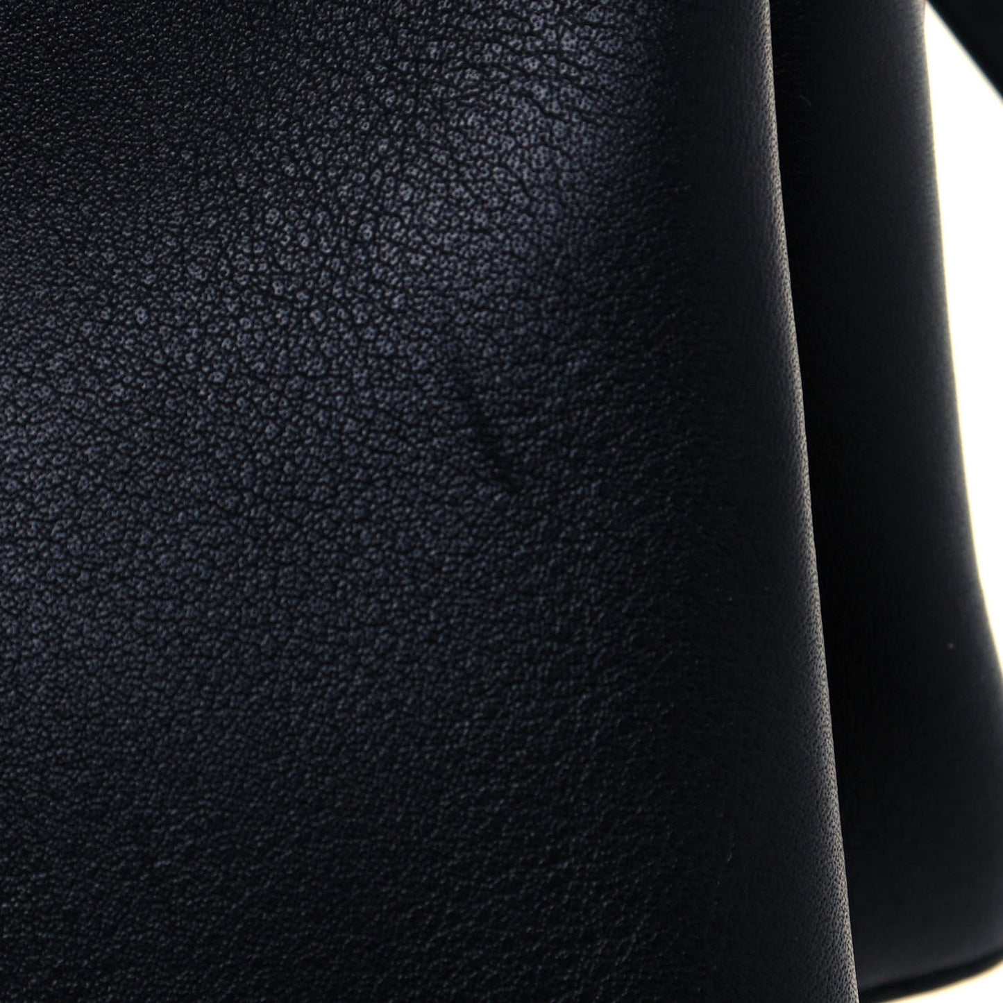 Calfskin Small The Point Triangle Bag Black