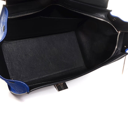 Celine Pony Hair Smooth Calfskin Medium Tri-Color Trapeze 5 of 9