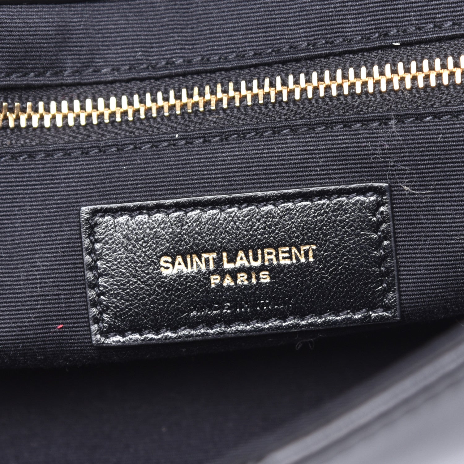 Saint Laurent Lambskin Patchwork Monogram Medium Jamie Black 6 of 8