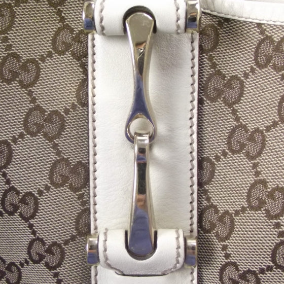 Gucci Monogram Pelham Tote Ivory 9 of 10