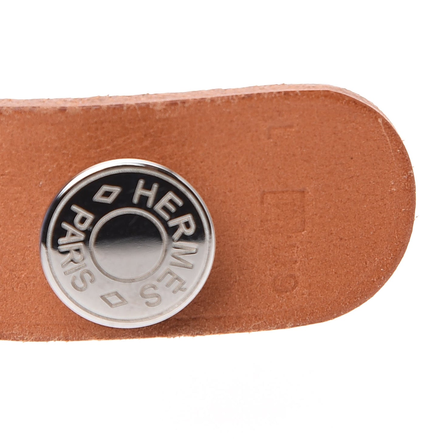 Cowhide Hector Double Tour Bracelet L Natural