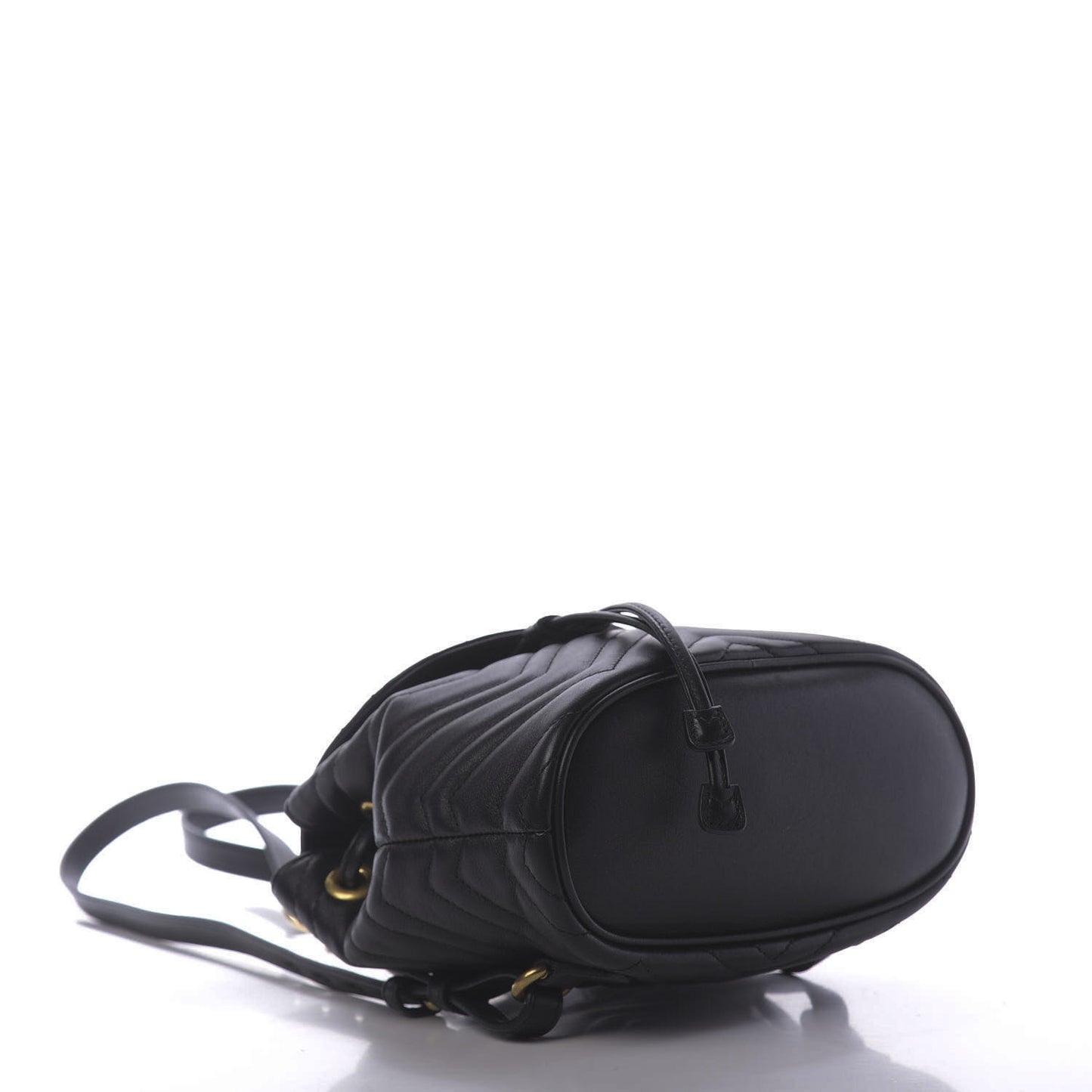 Calfskin Matelasse GG Marmont Flap Backpack Black
